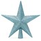 Ornativity Glitter Star Tree Topper - Christmas Tiffany Blue Decorative Holiday Bethlehem Star Ornament